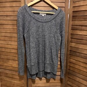 Anthropologie Gray Knit Sweater